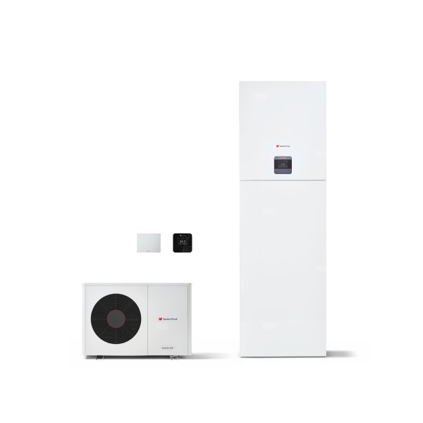 Pompa ciepła powietrzna GeniaAir Split HA 5-8.2 OS 230V + Centrala grzewcza HA STB B5 + Regulator SRC 720 + Moduł internetowy