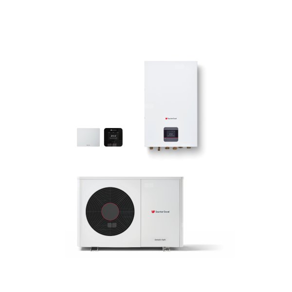 Pompa ciepła powietrzna GeniaAir Split HA 3-8.2 OS 230V + Moduł ścienny HA 5-8.2 WSB + Regulator SRC 720 + Moduł internetowy